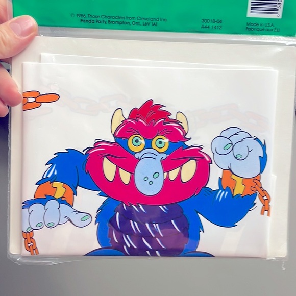 Vintage Other - Vintage 1980 1986 Happy Birthday Banner My Pet Monster Characters Cleveland Rare